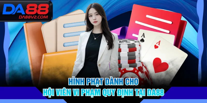 Hình phạt dành cho hội viên vi phạm quy định tại DA88